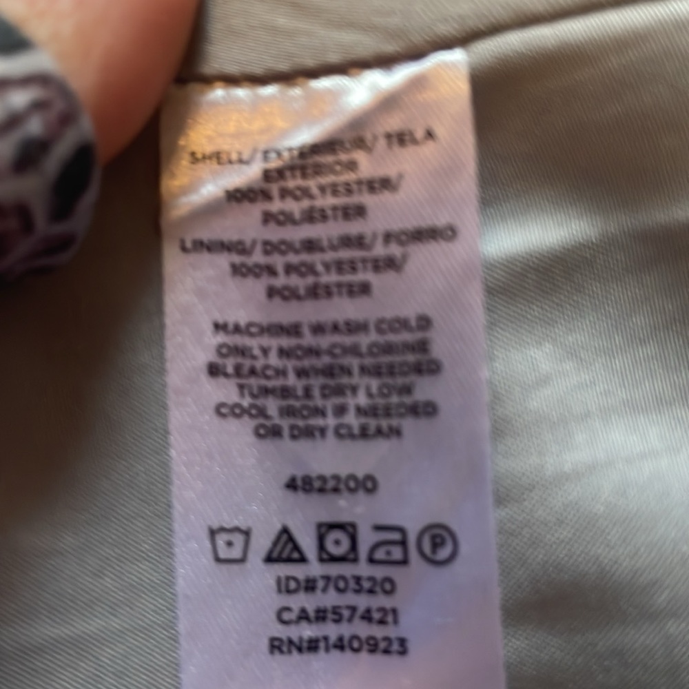 Loft-  Size 6 Gray Skirt. - Picture 5 of 10